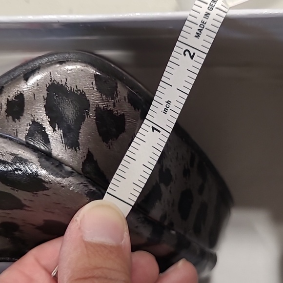 Silver animal print stillettos - Picture 4 of 5